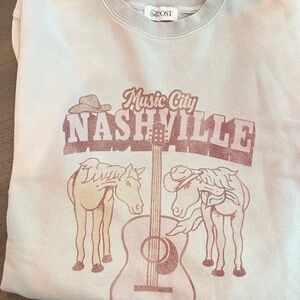 Nashville Graphic Sweatshirt - Cream